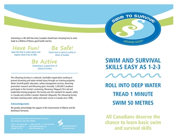 Swim To Survive Brochure ( 50pk )