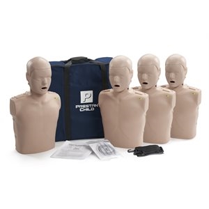 Prestan Professional Child CPR-AED Training Manikins (4 Pk) (w CPR Monitors)