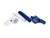Fox 40 Whistles W/Coil (Wristband/Lanyard ) Blue, Branded