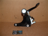 03-07 Victory Black RH Footpeg & Mount, Brake Pedal ASM - Hammer Jackpot Vegas