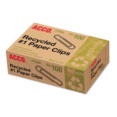 Recycled Paper Clips - Standard Size (Case)