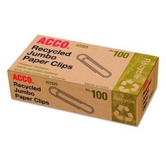 Recycled Paper Clips - Jumbo Size (Case)