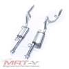 1979-93 Mustang V8 MRT ChamberFlow Cat back w/Turndown tips