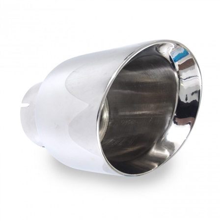 4in Round, angle cut Exhaust Tip