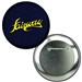 Button with Black Fabric Glitter, 3" diameter, Item # ABU30-110