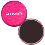 Magnet with Reflective Pink Glitter, 3" diameter, Item # AMAB30-106