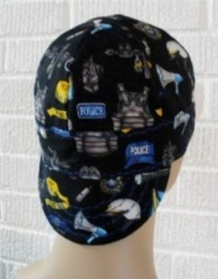 welding hat police or cops bullets and guns