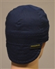 Welding caps or hats navy blue in color.