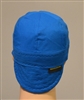 welding hats or caps light blue in color.