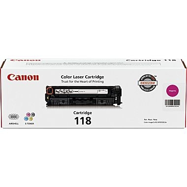 Canon 118 for the Imageclass MF8350cdn,  MF8380cdw, LBP 7660 Series - Magenta