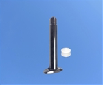 3cc Black Syringe Barrel with white wiper piston 7030LL1BW-1000