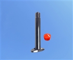 3cc Black Syringe Barrel with red flat wall piston