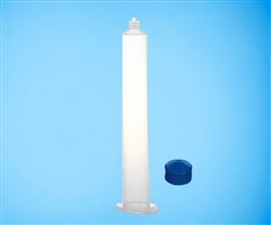 55cc Syringe Barrel with blue easy flow piston