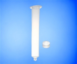 55cc Syringe Barrel with white wiper piston