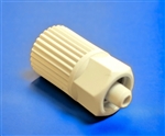 LA 05-00 Luer lock nozzle adapter 5mm white pk/100