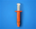 10cc Luer Lock Manual Syringe Assembly Amber