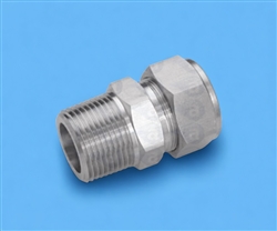 1/8" NPT to 1/4" compression straight fitting TSD1002-18SS