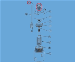 Air Fitting 1/4" Push Tube 1/4" Thread TSD1002-26