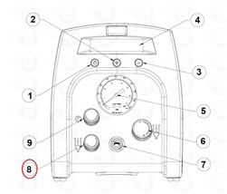 Vacuum Knob for TS250/ TS350 # TSD1121-22