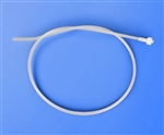 Fluid line 18" clear male luer lock