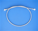 Fluid line 36" clear female to male luer lock TSD126-336PK