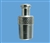 1/4" NPT thread to female luer nickel plated brass fitting