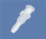 1/4-28" NPT thread to female luer plastic fitting