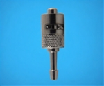 1/16" barb to male luer metal fitting