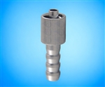 6mm barb to Male luer metal fitting TSD931-6MM