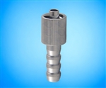 6mm barb to Male luer metal fitting TSD931-6MMR