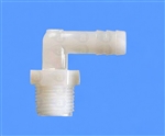 1/4" NPT to 1/4" barb plastic elbow TSD933-12