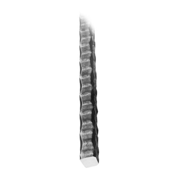 Bar Hammered Sq Heavy Corner & Side 5/8" 10'L