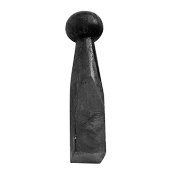 Spear Point - W/Sphere 1-9/16" Sq.  7-7/8"H