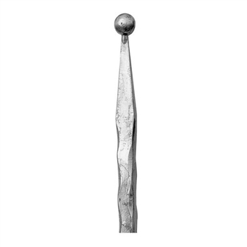 Spear Point - W/Sphere 1/2" Sq. 7-7/8"H