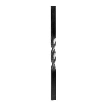 Newel Post-Right Twist 2-3/8 X 1-3/16" Rectangular