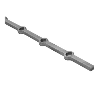 Pierced Bar 5/8" Sq 78-3/4" Lg