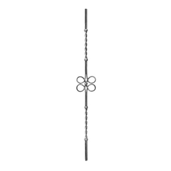 Picket Dual Rod W/Clover Leaf Center 4-15/16 W X 3