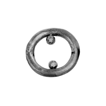 Ring Decorative W/Spheres 1/2" Matl 3" Dia