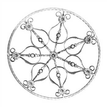 ROSETTE 9/16" SQ MTL 28-15/16" DIA