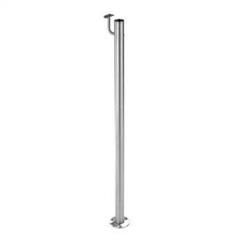 316 Stainless Steel 1 2/3" Newel Post Floor Mount