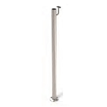 316 Stainless Steel 1 2/3" Newel Post Floor Mount and