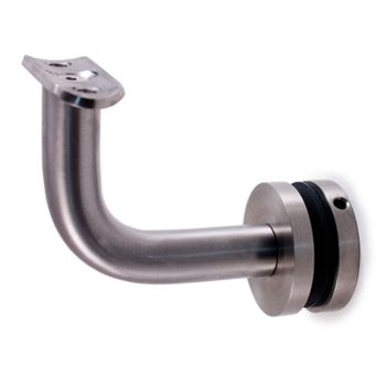 Stainless Steel Handrail Support Includes Glass Cl