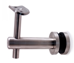 Stainless Steel Handrail Support Includes Glass Cl