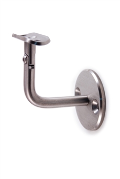 Stainless Steel Handrail Support 2 61/64" x 2 61/6