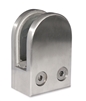 Stainless Steel Glass Clamp 1 3/4" x 2 31/64" for Flat Tube