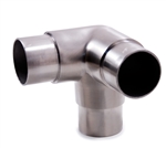 Stainless Steel 3-Way Corner Fitting 1 7/8" Dia. x 5/64"