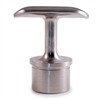 Stainless Steel Handrail Support Rigid, Satin Fini