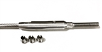 316 Stainless Steel Crimpless Terminal 2 3/4"