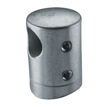 Galvanized Steel Round Bar Holder 1/2" Dia. Hole f