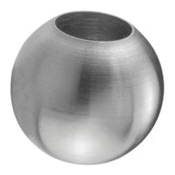 Galvanized Steel Sphere 1" Dia. Dead Hole, 1/2" Di